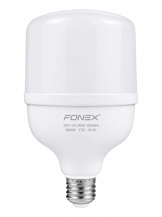 Светодиодная лампа FONEX LED 30W E27 6500K холодный белый свет 220-240В гарантия 1 год