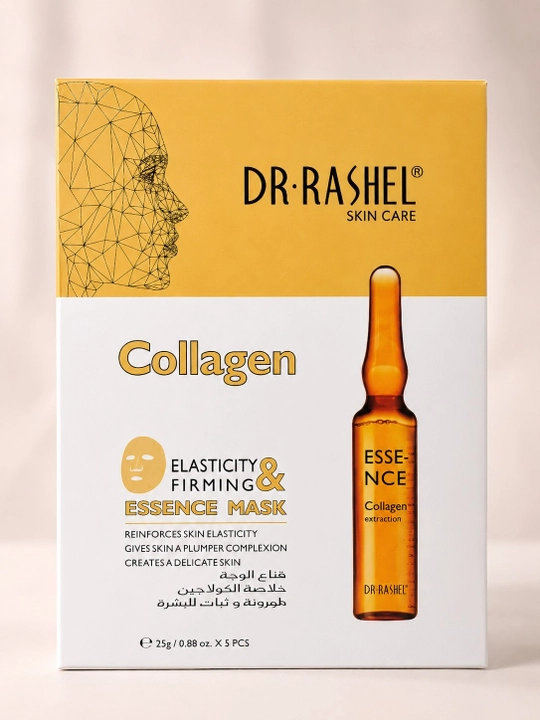 DR.RASHEL Collagen Elasticity & Firming Essence Mask —  маска для лица с коллагеном, 25 г
