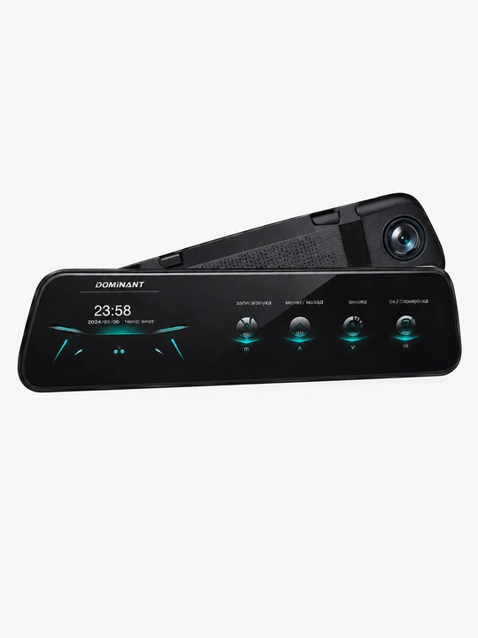 Videoregistratori, DOMINANT D878S 4K/1080P, Wi-Fi va ko‘rinmas zonani nazorat qilish