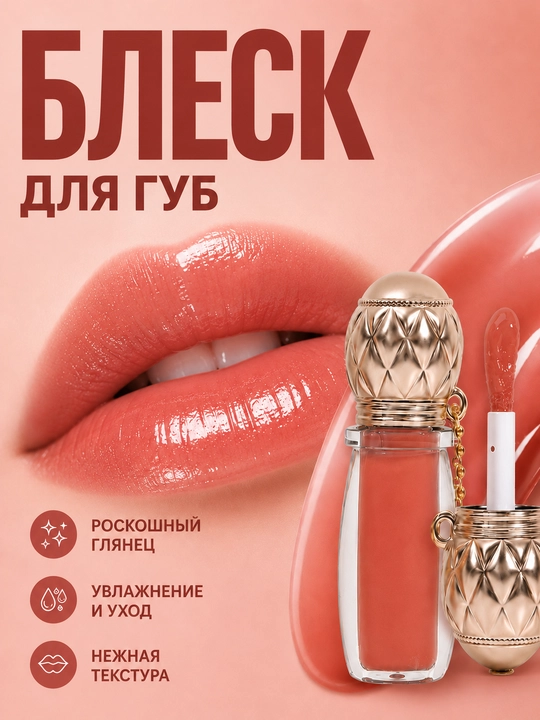 Помада для губ, блеск - 