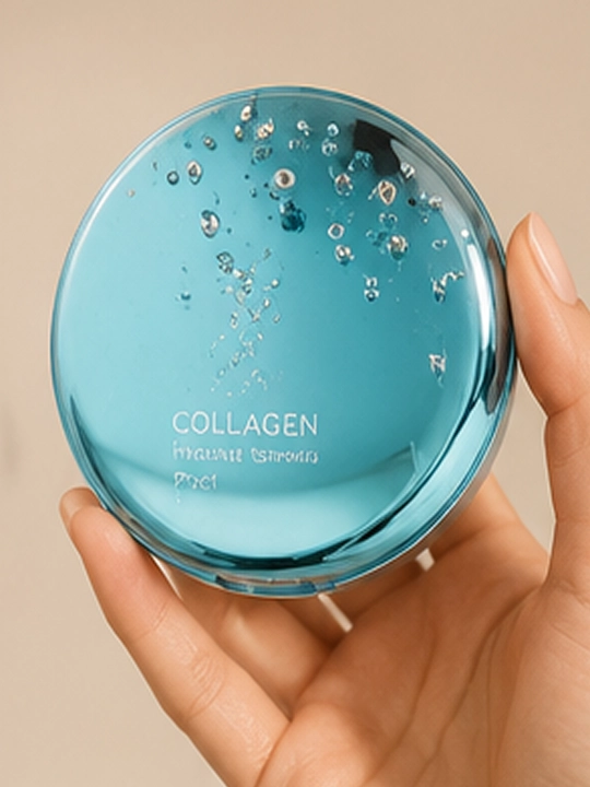 Пудра для лица, компактная, матирующая, Collagen тон № 13, с коллагеном, SPF 50+