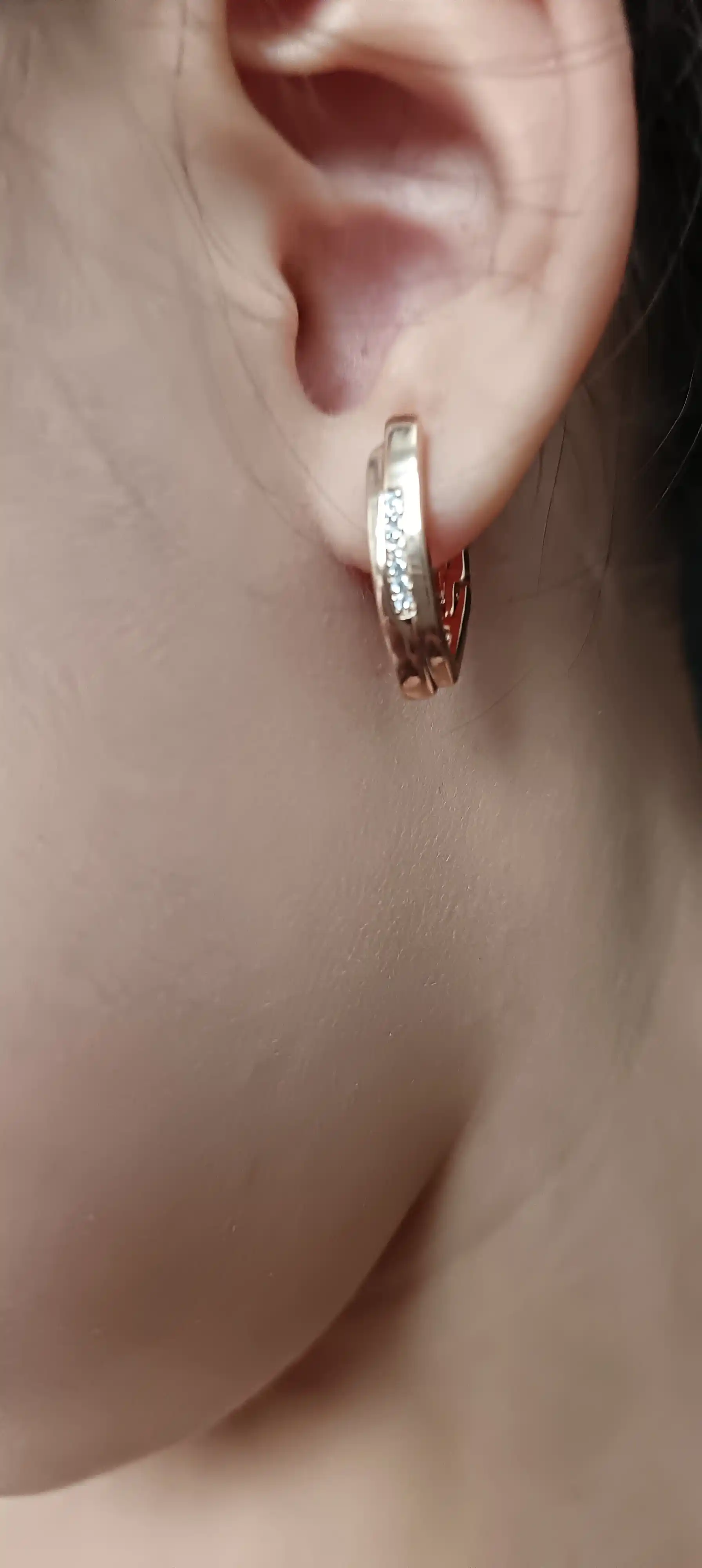 Серьги Хупин, женские серьги с красными камнями, серьги для девочек, аксессуары для девочек