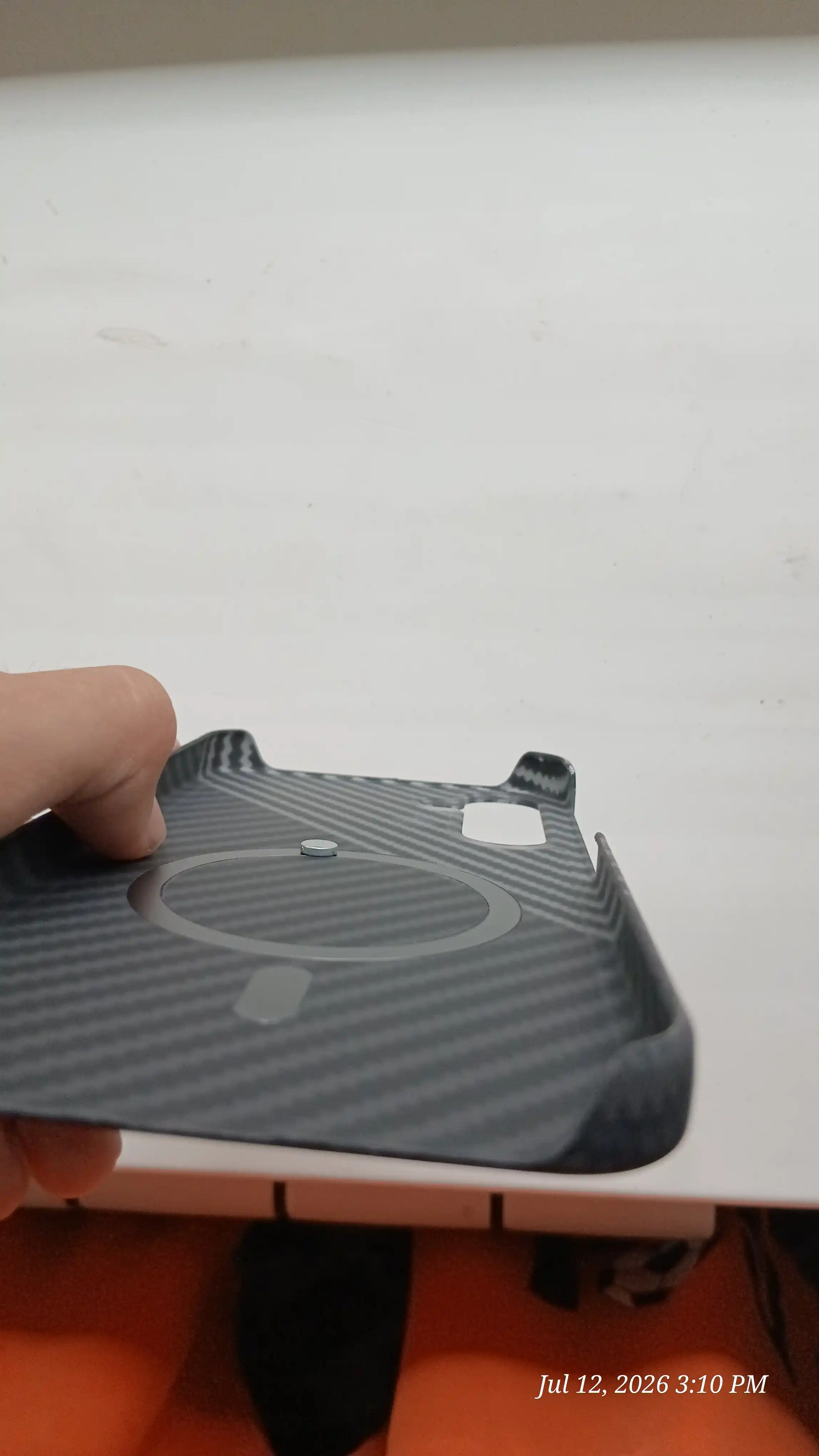 Samsung Galaxy A14, A15, A16, A17, A35, A54, A55, A56 uchun karbonli chexol — magsafe