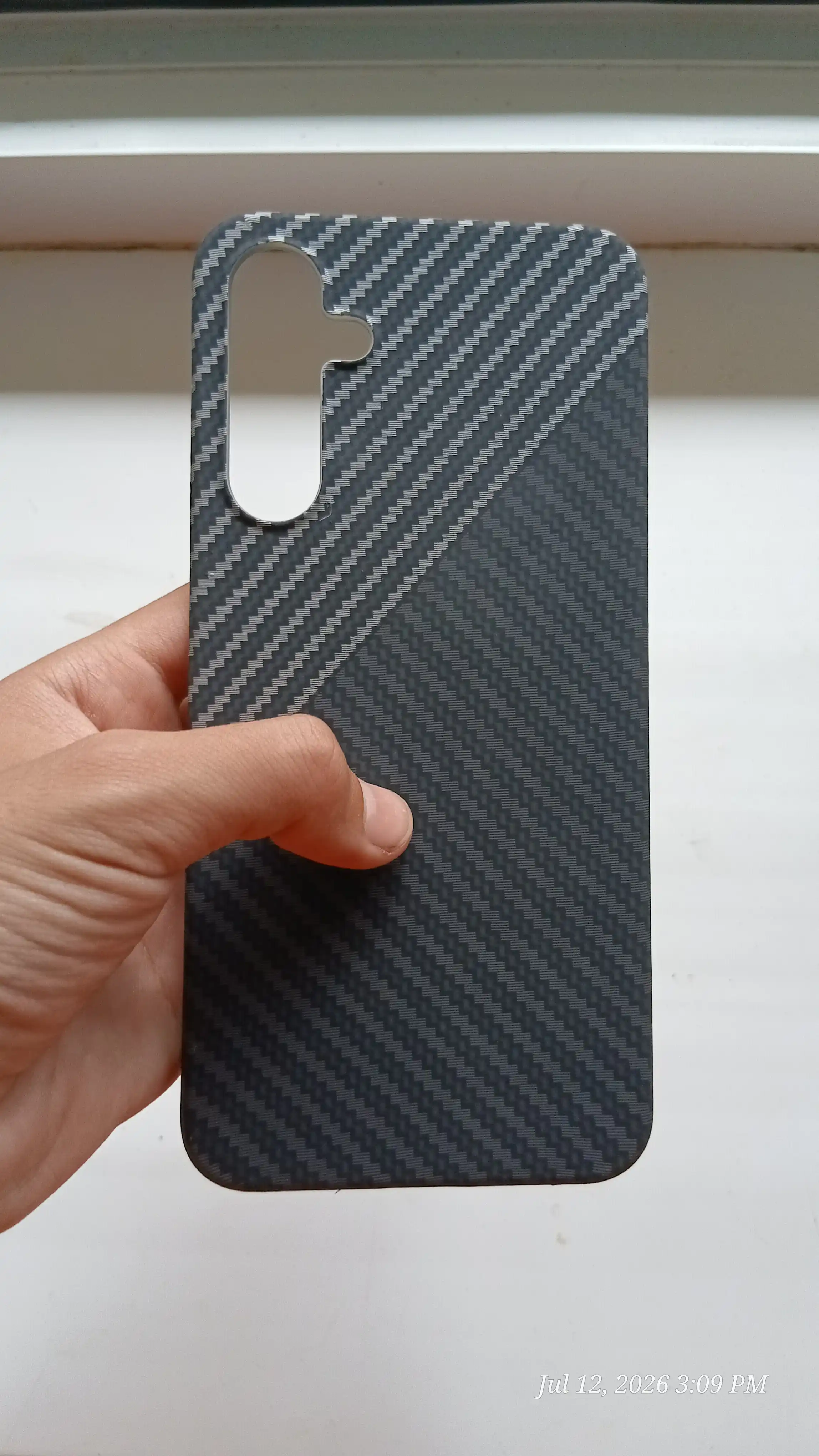 Samsung Galaxy A14, A15, A16, A17, A35, A54, A55, A56 uchun karbonli chexol — magsafe
