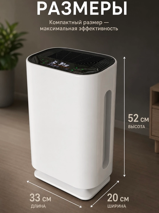 Очиститель воздуха ионизатор c HEPA H13