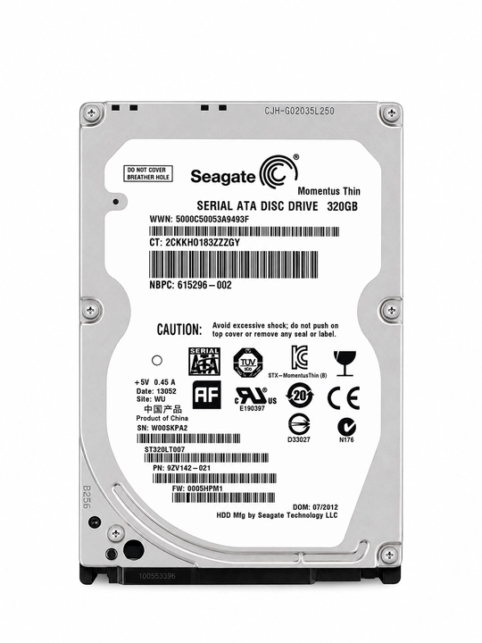 Жёсткий диск 500 GB Seagate SATA HDD 2.5, для ноутбука и ПК