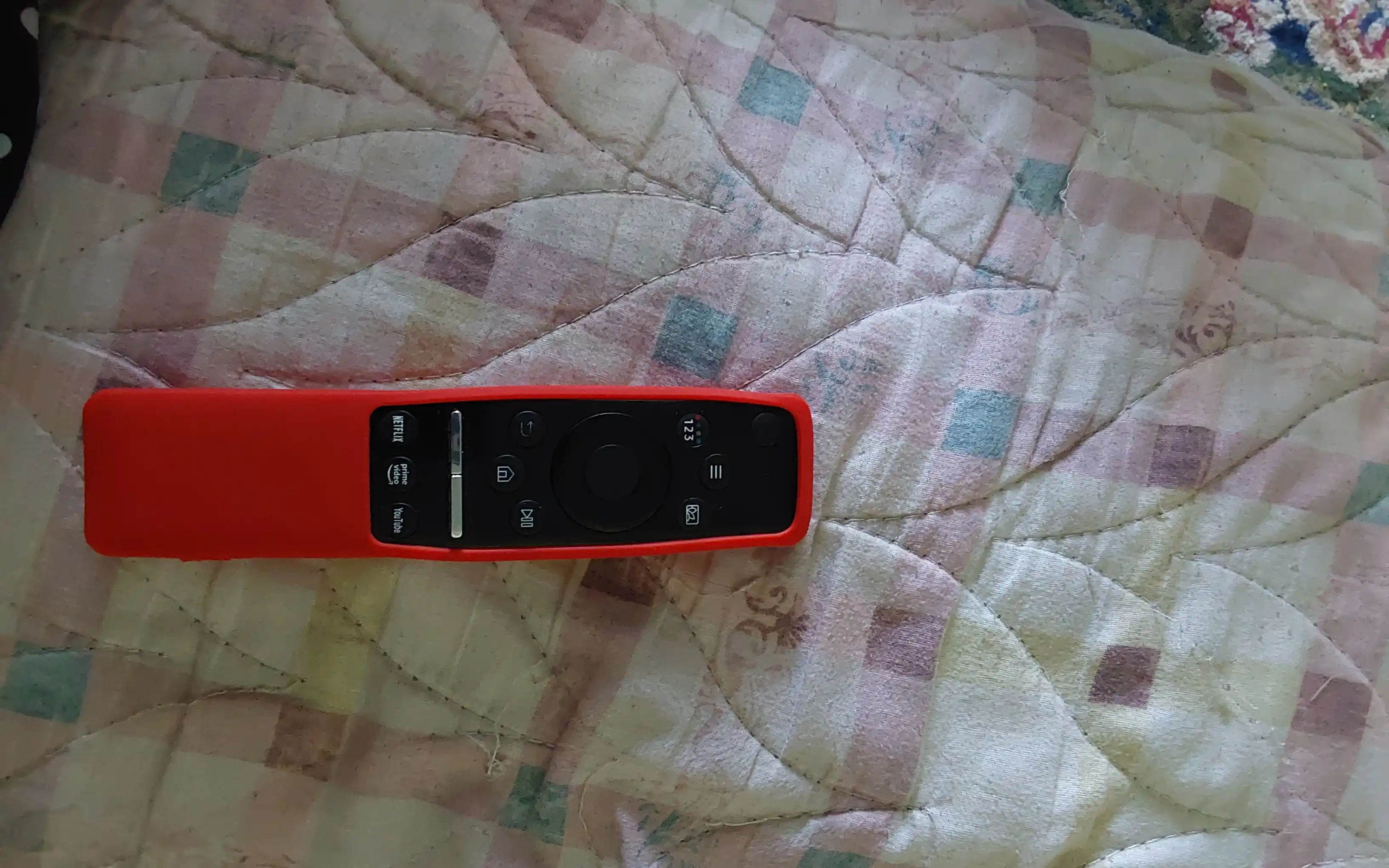 Samsung Smart TV ovozli boshqaruv pulti uchun qizil Gilof