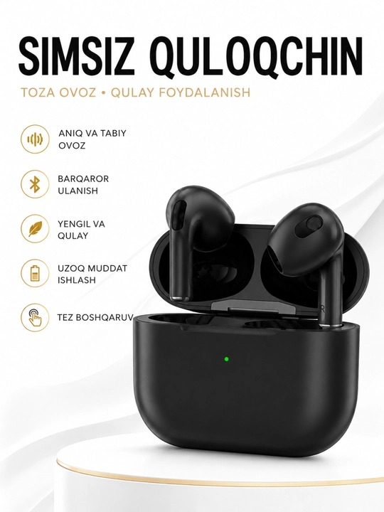 Беспроводные наушники Dsaila Air Pro3, без вакуума, для iOS и Android, шумоподавление - 