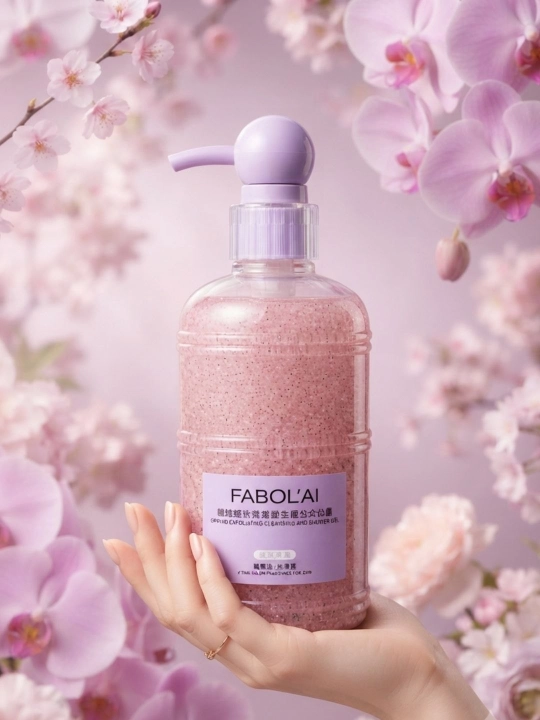 FABOLAI - Skrabli dush geli, tana yuvish geli, terini muloyim tozalovchi - 