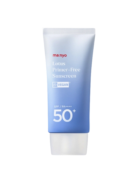 Солнцезащитный крем праймер для лица ma:nyo Lotus Primer-Free Sunscreen SPF50+ PA++++ - 