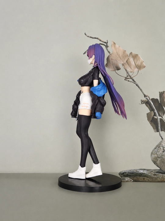 Yuna (Mask Girl) Black Version - Premium Kolleksion Anime Figurkasi, Sovg'a Uchun