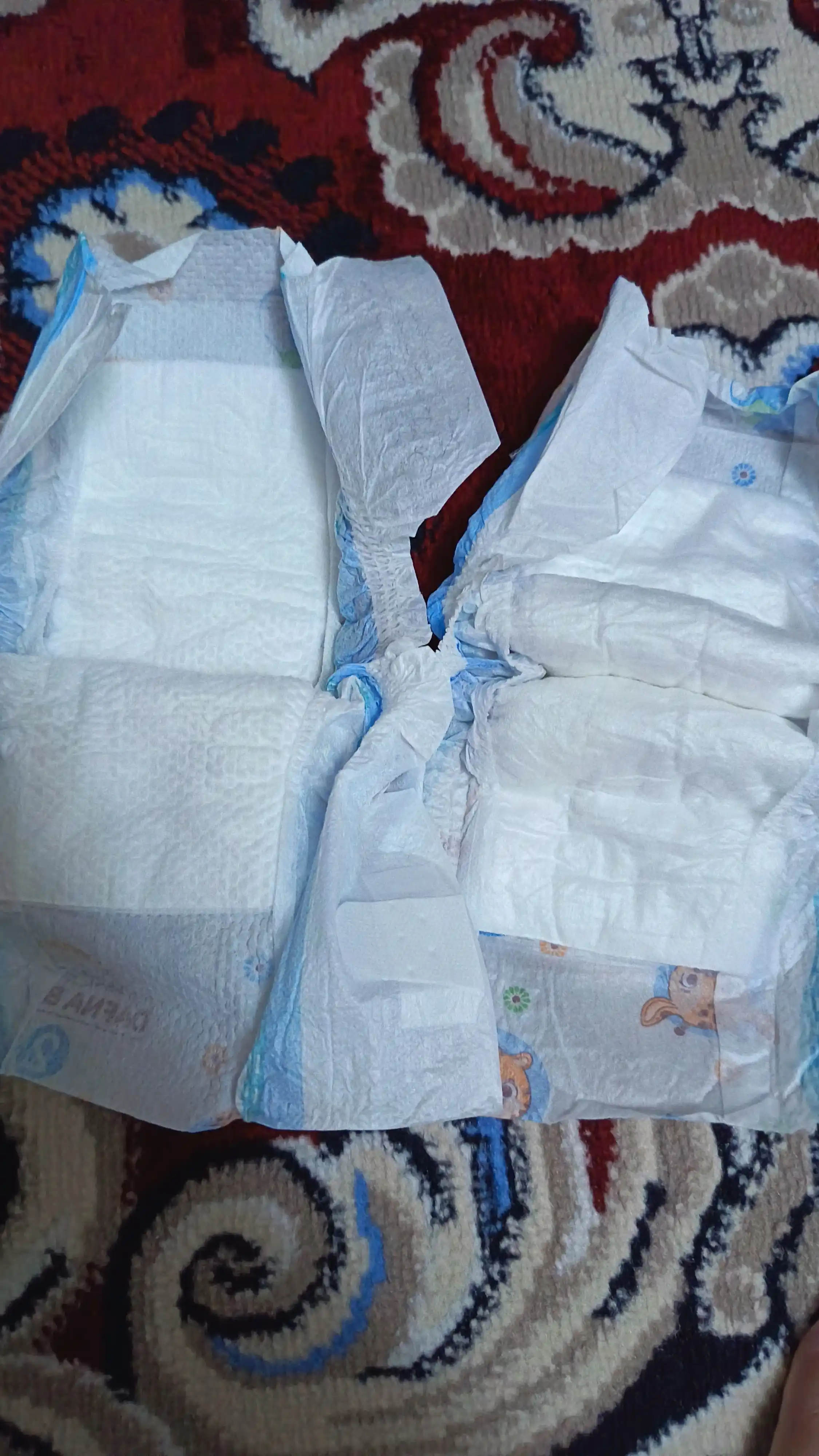Детские подгузники, Dafna baby 1, 2, 3, 4, 5, 6 мини
