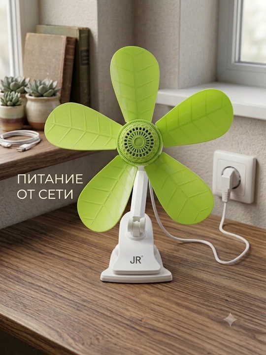 Klipsali ventilyatorcha, ventilyator mini, ventilator kichkina ovozsiz
