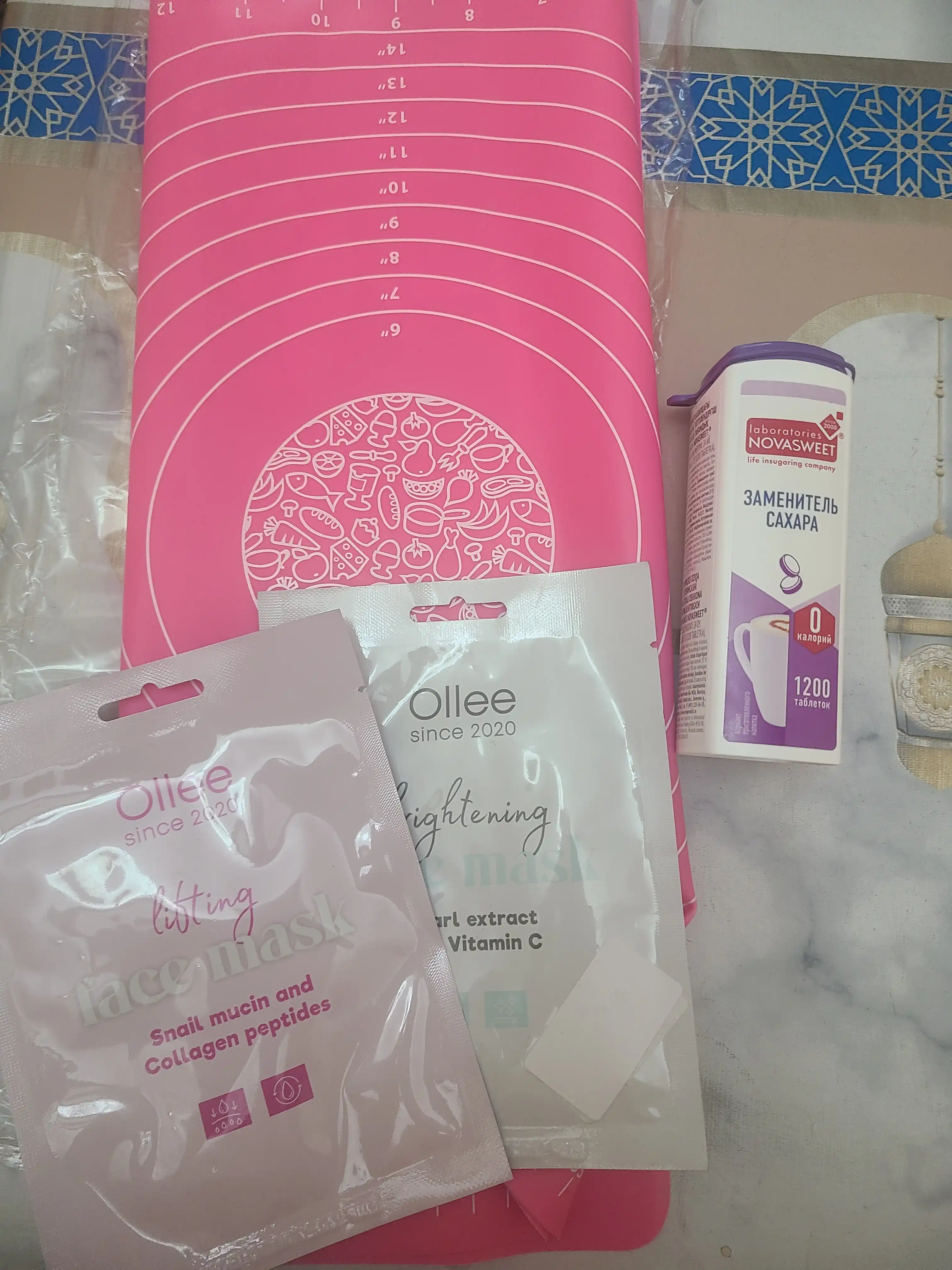 OLLEE тканевые маски для лица, увлажнение, лифтинг, осветление, collagen maska