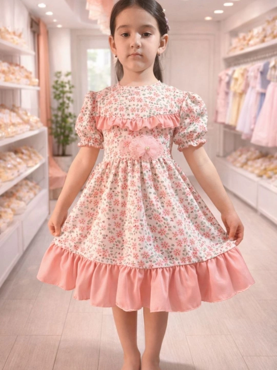 Платья для девочек, летние, праздничные, 4-6 лет - 