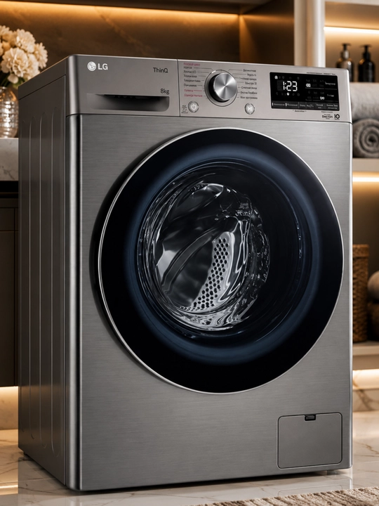 LG ThinQ 8 kg avtomatik kir yuvish mashinasi