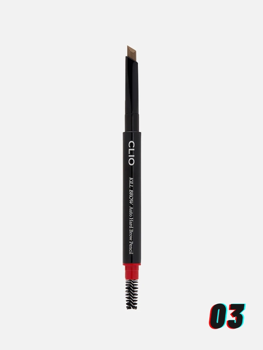 Автоматический карандаш для бровей Clio Kill brow auto hard brow pencil