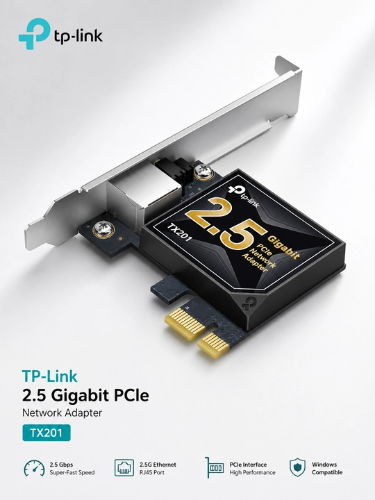 TP-Link TG-3468, TX201, TX401 Гигабитный сетевой адаптер PCI Express. 2.5 и 10 гигабитный