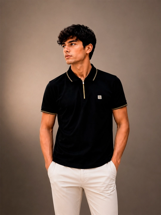Yashin tezligida Loro Piana Premium erkaklar polosi