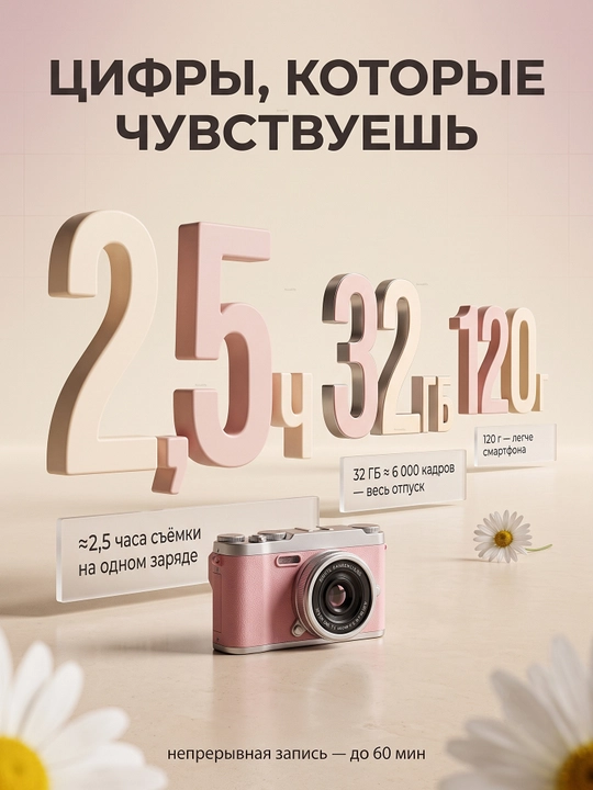 Raqamli kamera (fotoparat), foto kamera, retro kamera, 8x zum, va 32 GB karta
