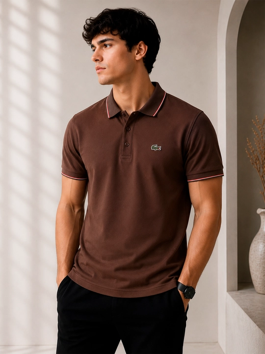 Lacoste Premium erkaklar polo futbolkasi