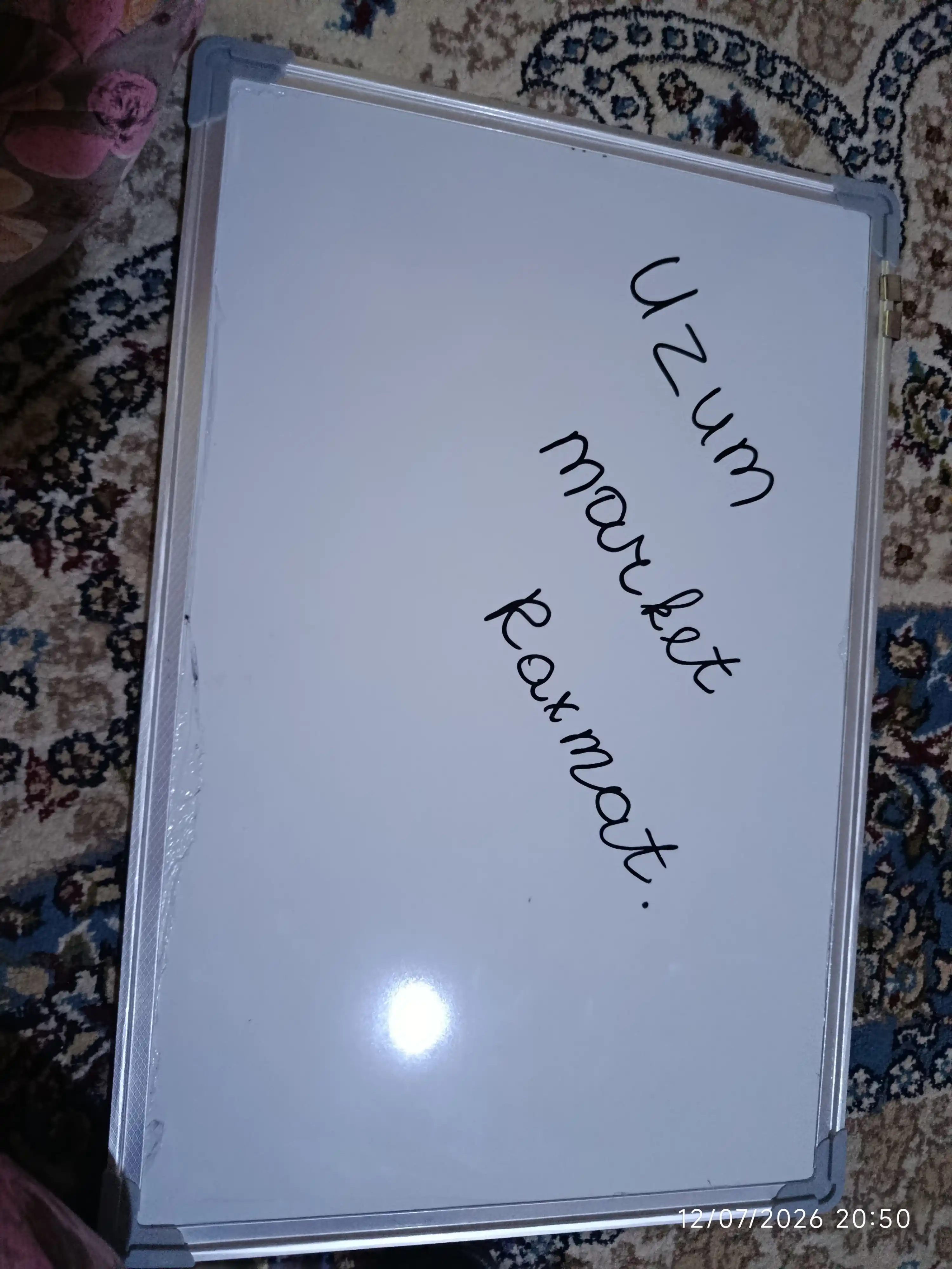 Doska markerniy, marker, gubka va mel