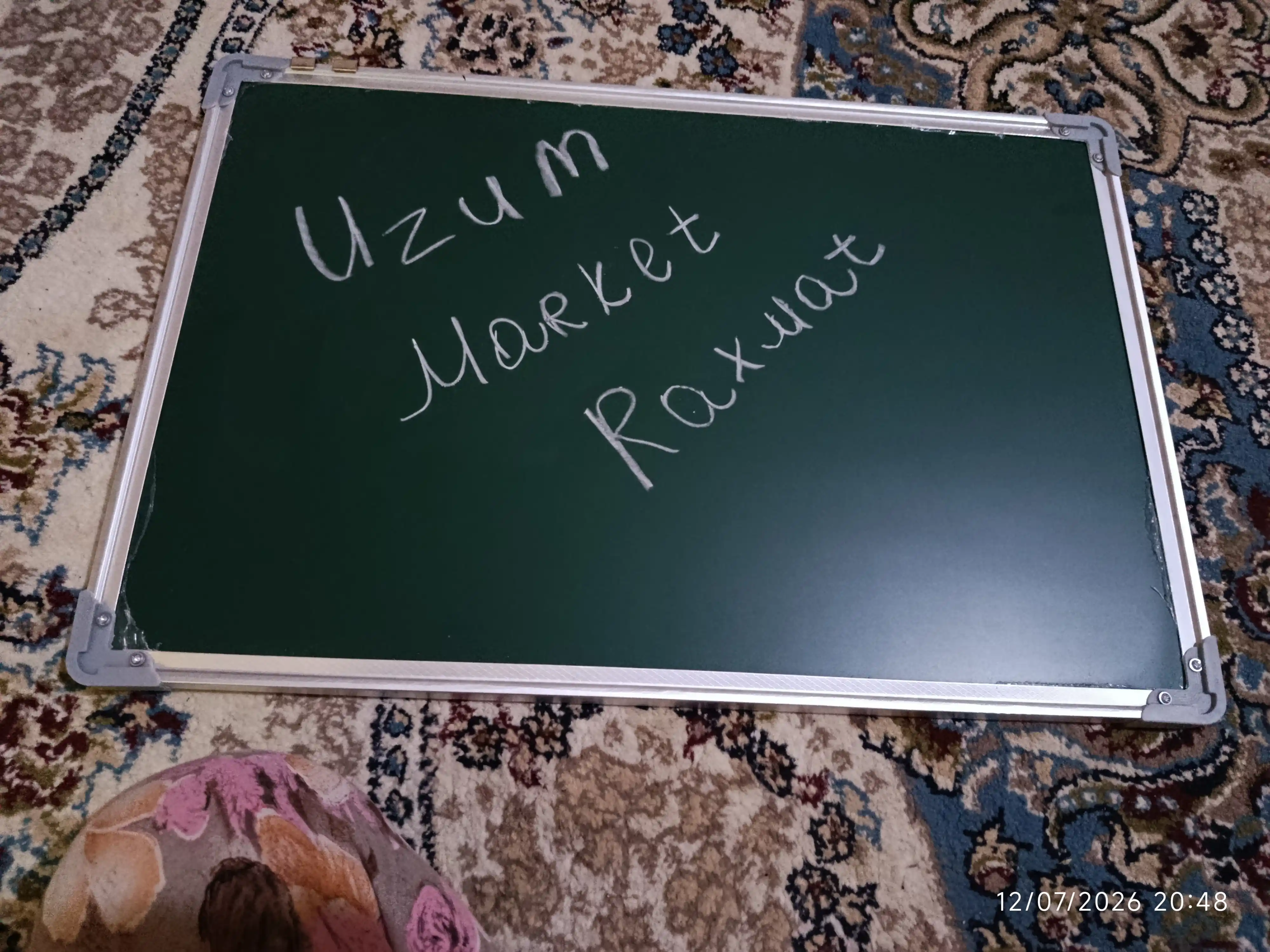 Doska markerniy, marker, gubka va mel