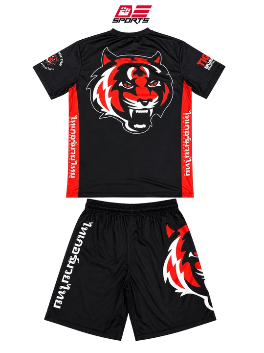 DeSports AKA Thailand erkaklar MMA va BJJ komplekti, kalta yengli rashgard, S–XXXL