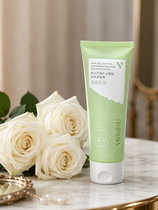 Aloe vera ekstraktili gipoallergen - 180 gr, piling va skrab geli - 