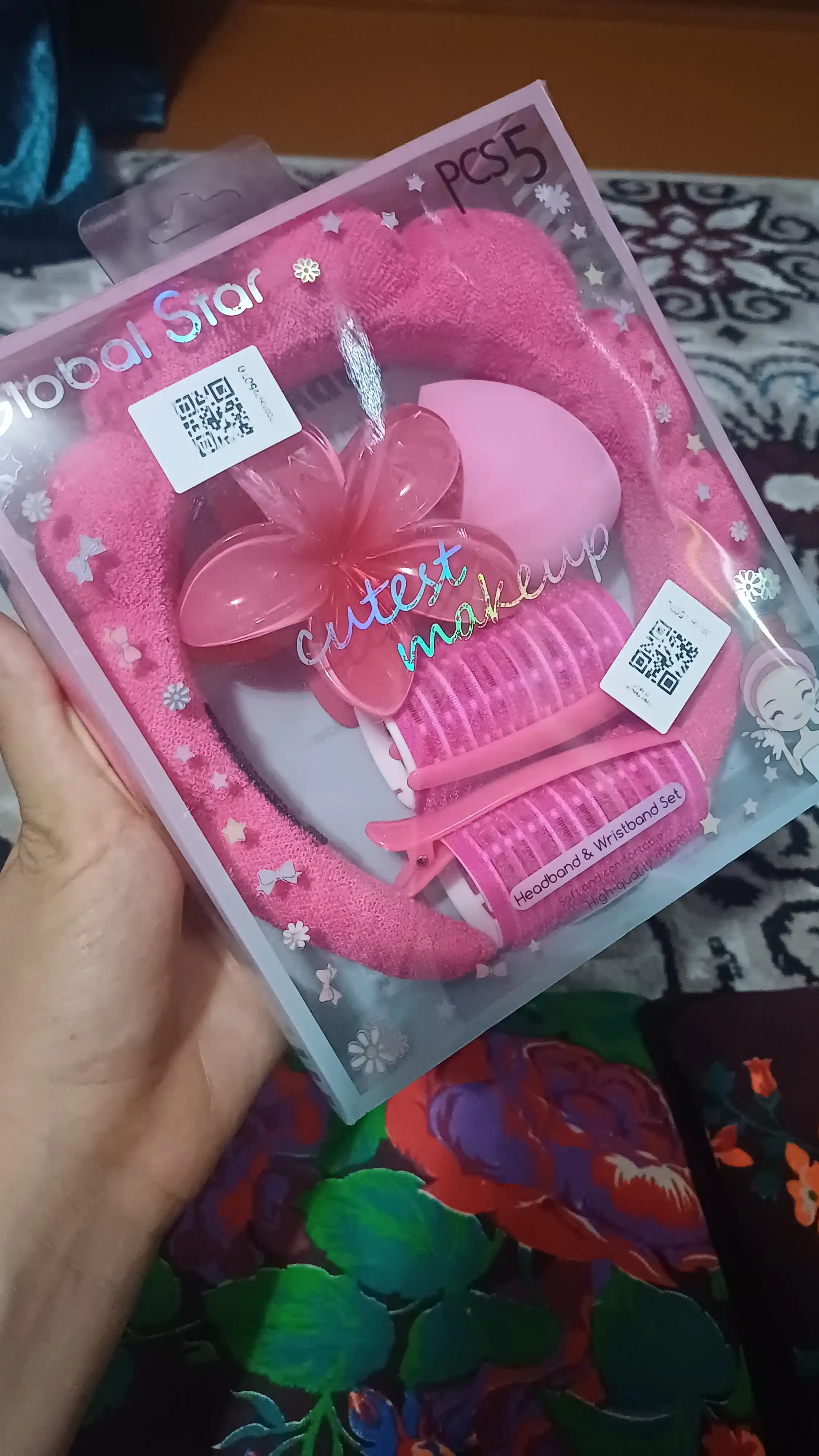 Набор повязок для волос, 5 шт, Spa Headband, ободок для макияжа и ухода за лицом