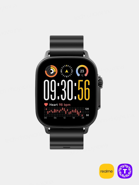 Умные смарт часы Realme Watch 5 с Bluetooth звонками, глобальная версия