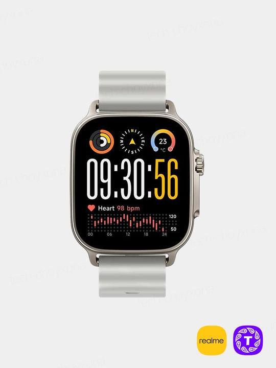 Умные смарт часы Realme Watch 5 с Bluetooth звонками, глобальная версия