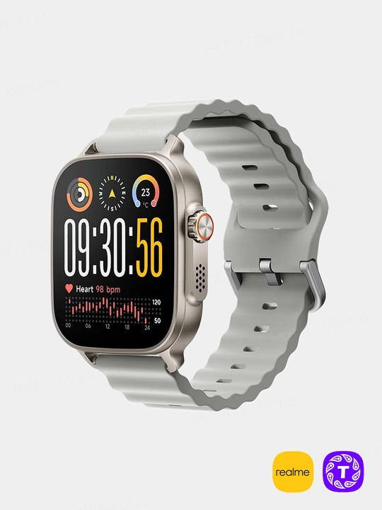 Умные смарт часы Realme Watch 5 с Bluetooth звонками, глобальная версия