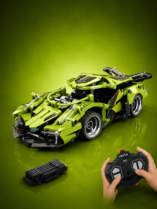 Lego konstruktor transport vositalari – sport avtomobil, Formula 1 va mototsikl