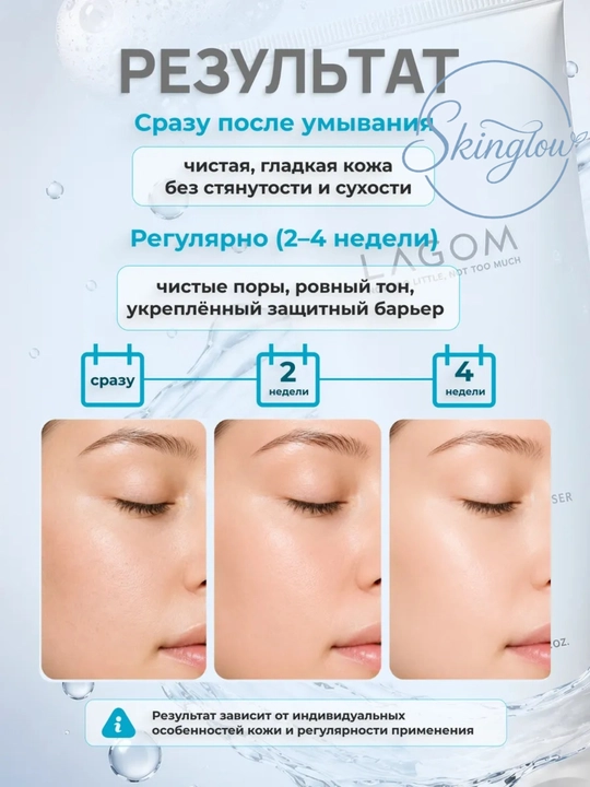 Пенка для умывания лица, для всех типов кожи, LAGOM