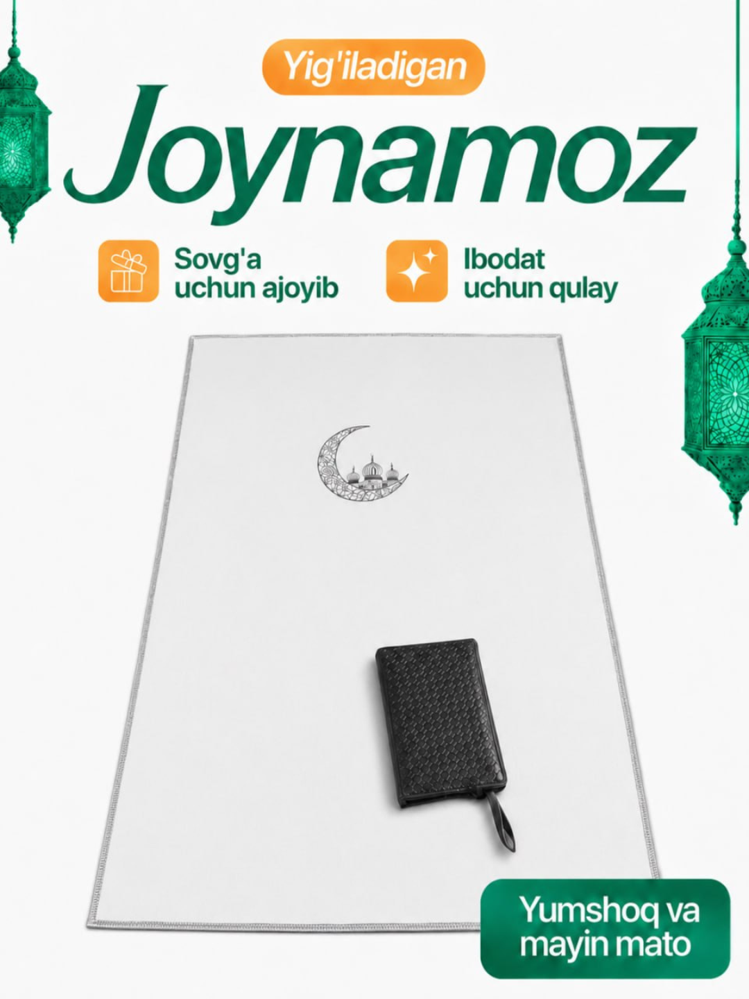 Chiroyli joynamoz, namoz to‘plami va esdalik sovg‘asi - 