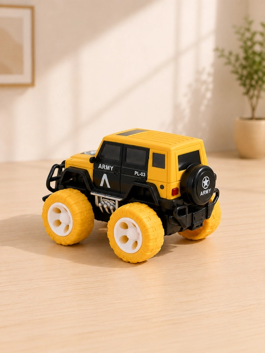 Toy Bola inersion yo‘ltanlamas mashinasi, katta g‘ildiraklar, 14 sm, 3+