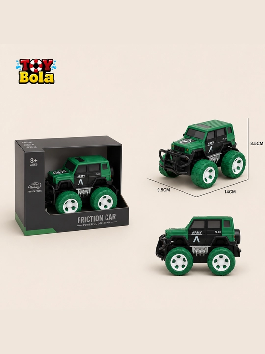 Toy Bola inersion yo‘ltanlamas mashinasi, katta g‘ildiraklar, 14 sm, 3+