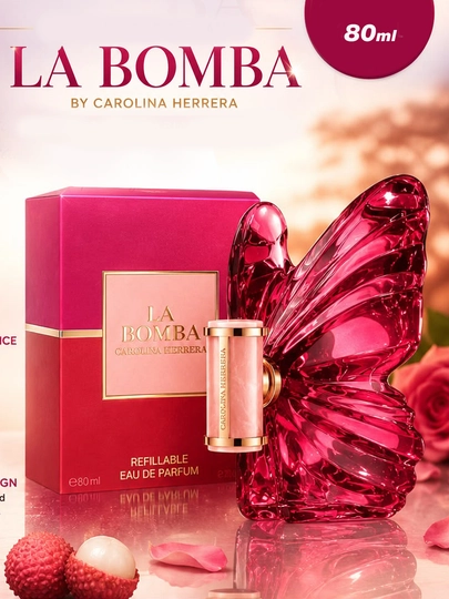 Женские духи Carolina Herrera La Bomba, EDP, 80 мл, стойкий парфюм - 