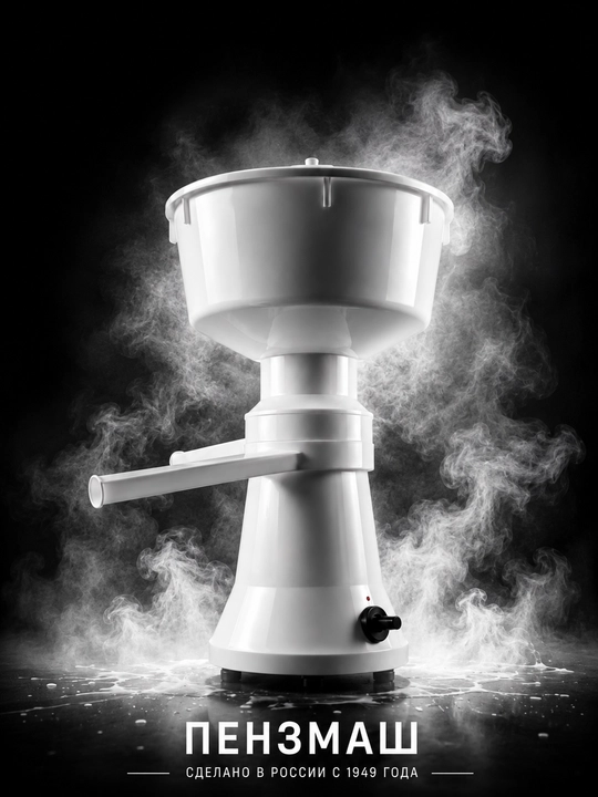 Sutni qaymoq va yog‘siz sutga ajratuvchi elektr separator Penzmash ESB-02, 50 l/soat