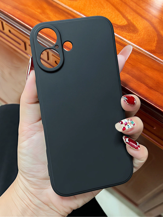 Матовый силиконовый чехол с микрофиброй для iPhone X, 11, 12, 13, 14, 15, 16 Pro, Pro Max