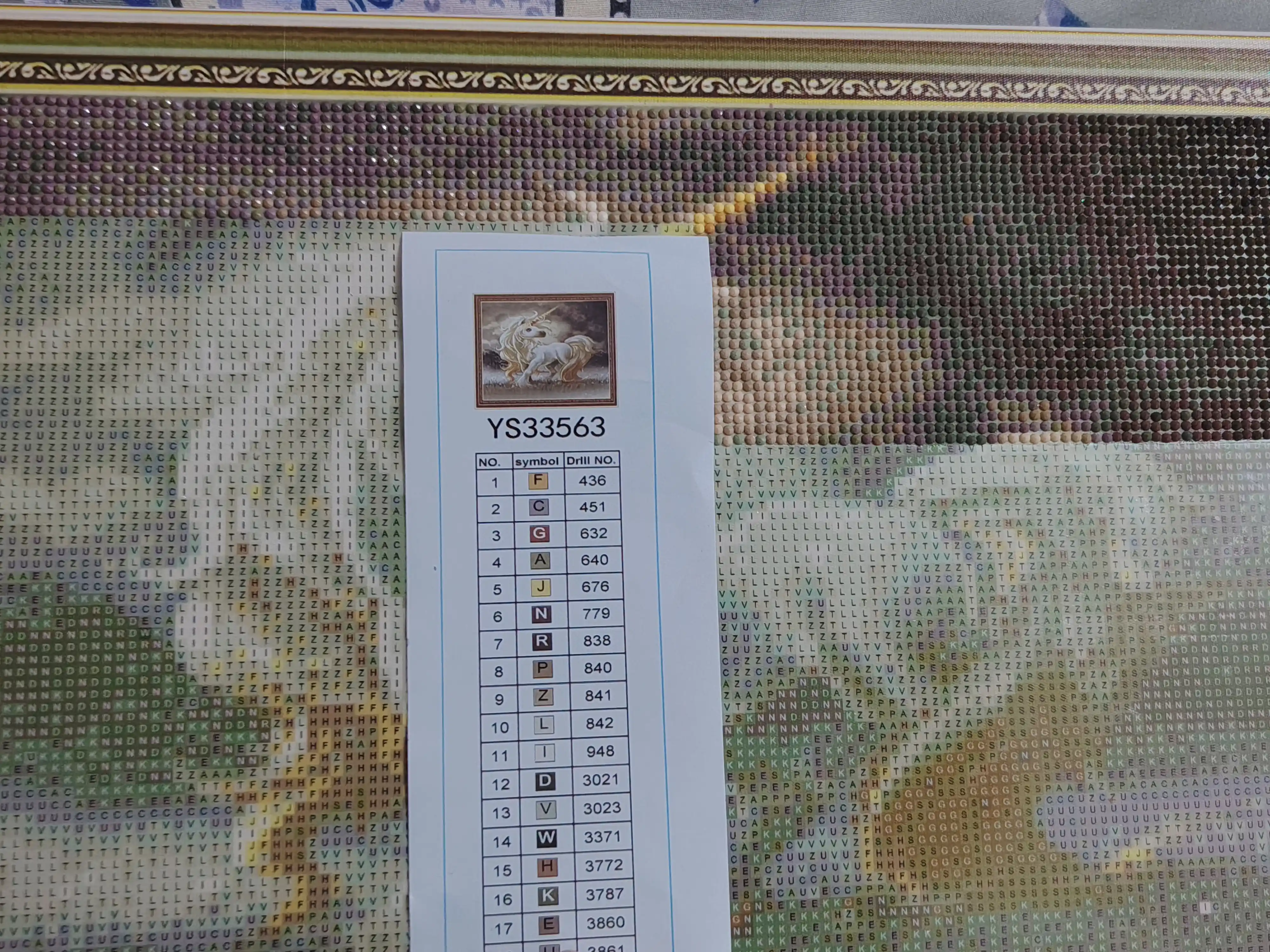 Мозаика алмазная 21156-2, 30х40 размер YS 33563
