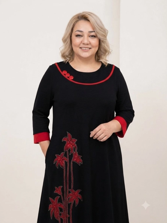 Oversayz uslubidagi katta o‘lchamdagi ayollar ko‘ylaklari (50, 52, 54-o‘lchamlar)