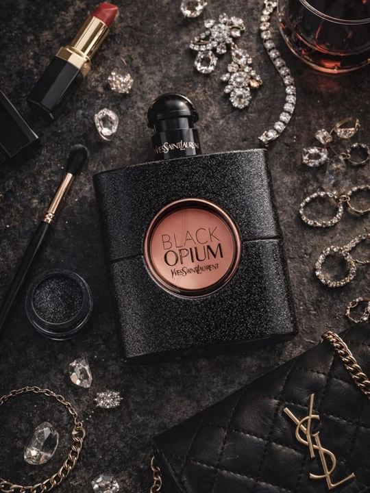 Black Opium ayollar atiri, Eau de Parfum (EDP), 90 ml, uzoq saqlanuvchi parfyum