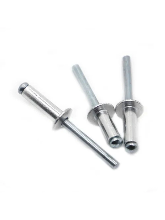 Parchin mix uchun 5 x 20 mm o‘lchamli 500 dona kombinatsiyalangan cho‘zish parchin mixlari