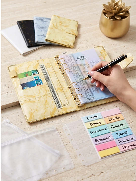 Byudjet planner, pul yig'ish papkasi,planner pul yig'ish uchun