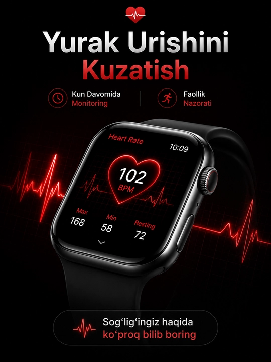 Смарт Часы Series 12 AMOLED, Bluetooth Звонки, Android iPhone Smart Watch