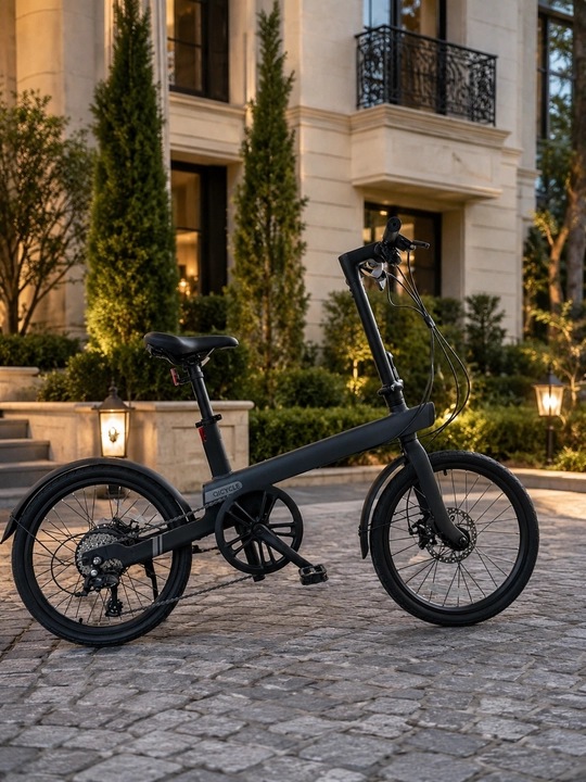 QiCYCLE E-bike 20” elektr velosiped | Yig’iladigan, disk tormozli, shahar uchun kama