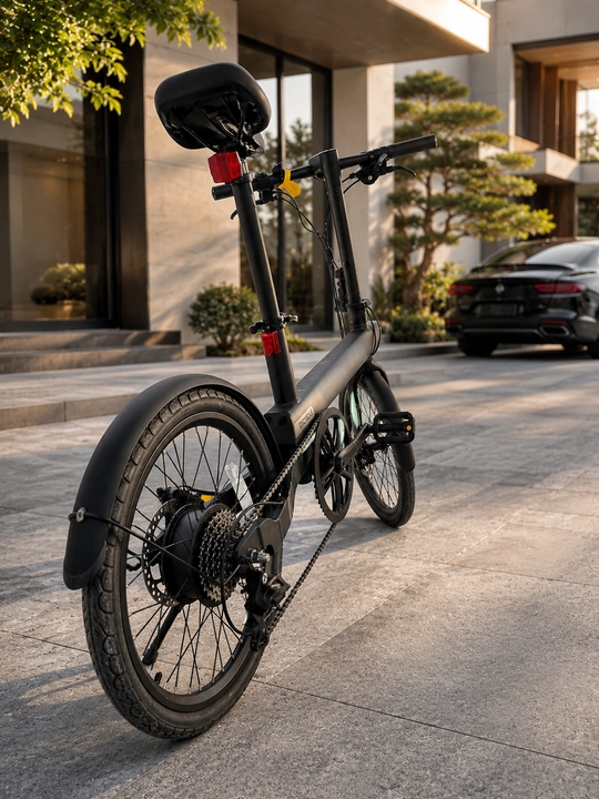 QiCYCLE E-bike 20” elektr velosiped | Yig’iladigan, disk tormozli, shahar uchun kama