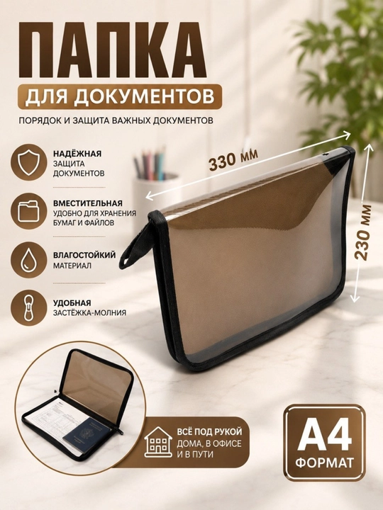Папка для тетрадей и документов, A4 формата